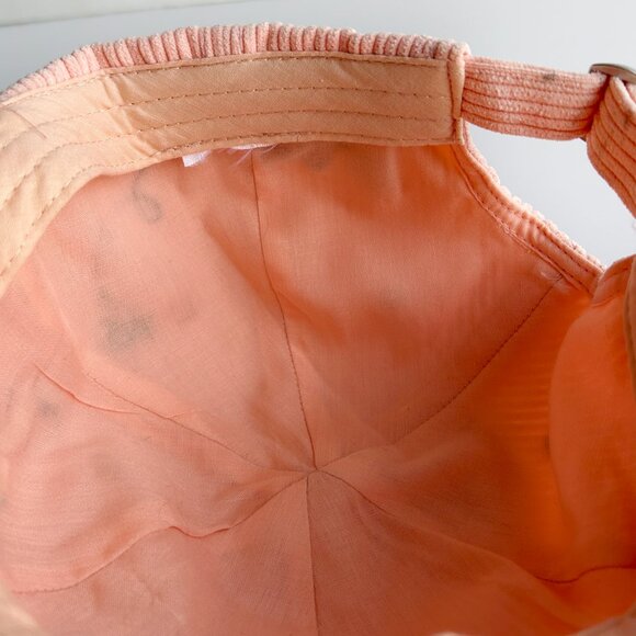 2023 Disney Parks Peach Corduroy Hat/Cap with Disney "CRITTERS" - Picture 6 of 6